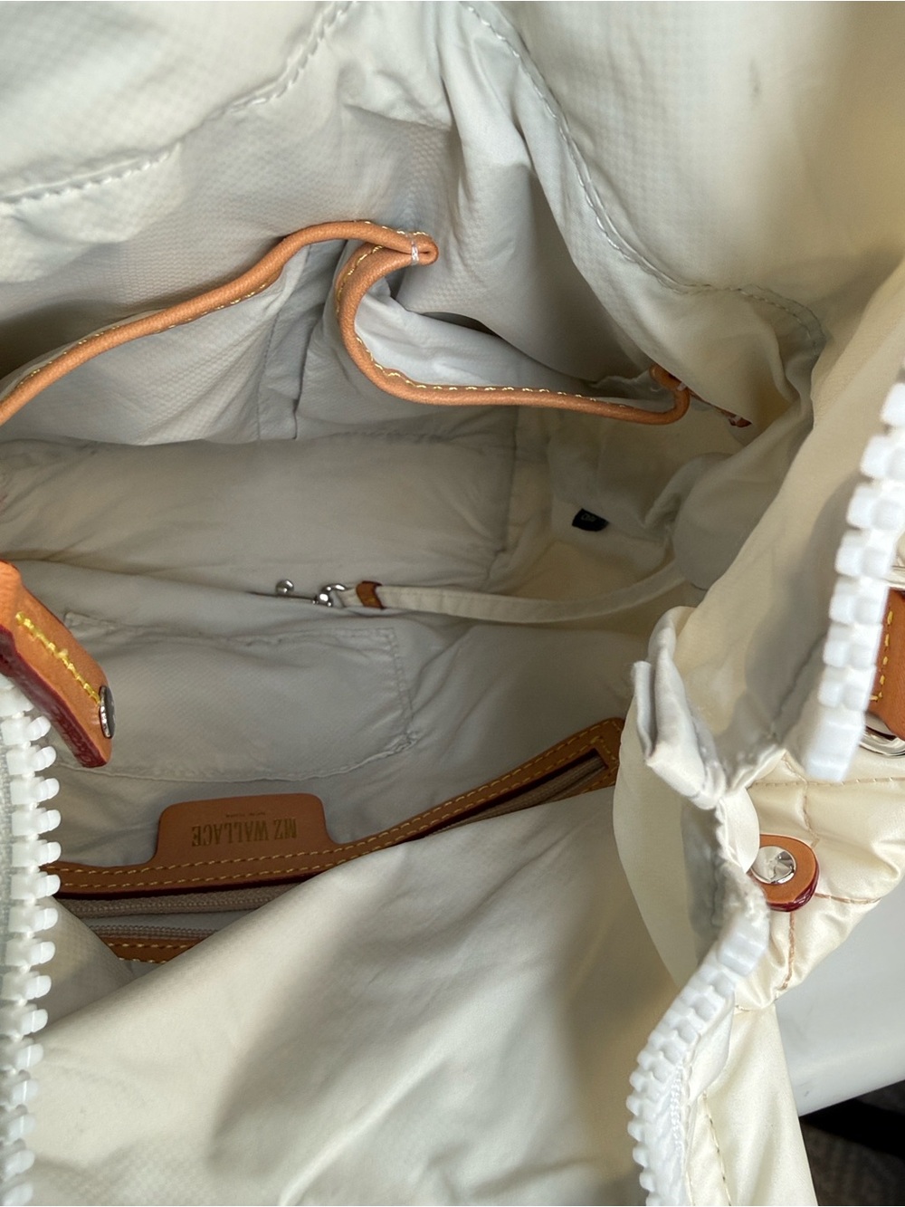 MZ Wallace Mini Metro Tote Deluxe Pearl no strap - Picture 14 of 15